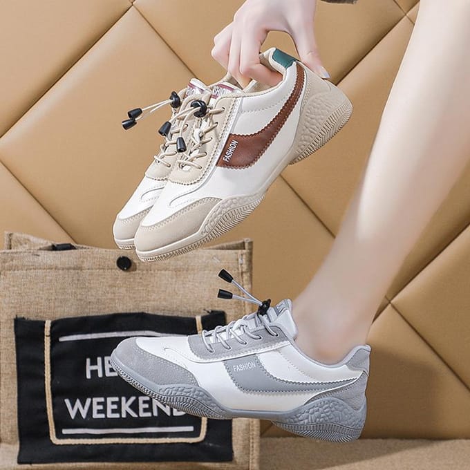 Chaussures décontractées d'automne pour femmes, chaussures de course légères et décontractées pour sport 35 gris