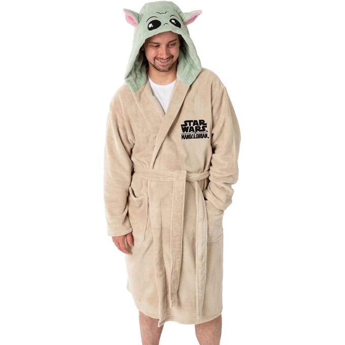 Robe à capuche Mandalorianne unisexe pour adulte Star Wars M marron