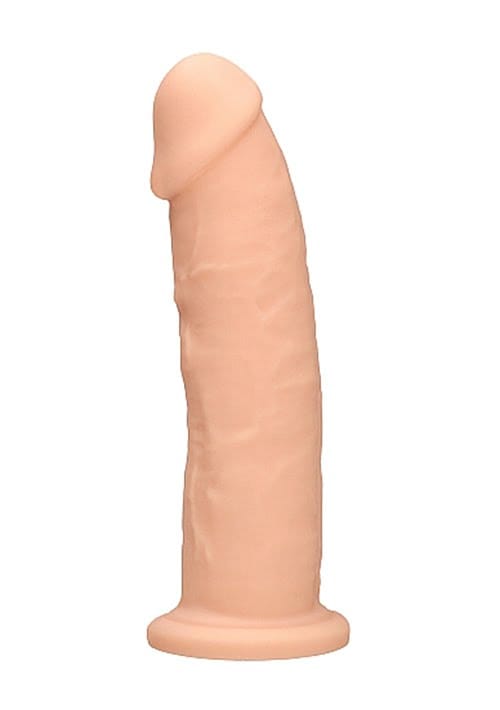 Real Rock - Silicone Dildo zonder Ballen - huidskleur - 19.2 cm