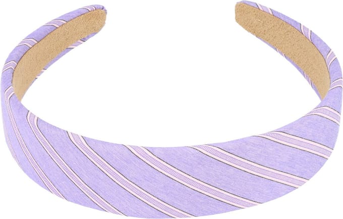 Haarsoires Haarband Diadeem 3cm – Streepprint – Paars