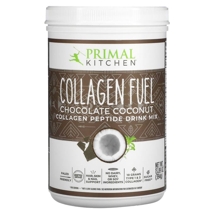 Primal Kitchen, Collagen Fuel, Chocolade Kokosnoot, 13,89 oz (394 g)