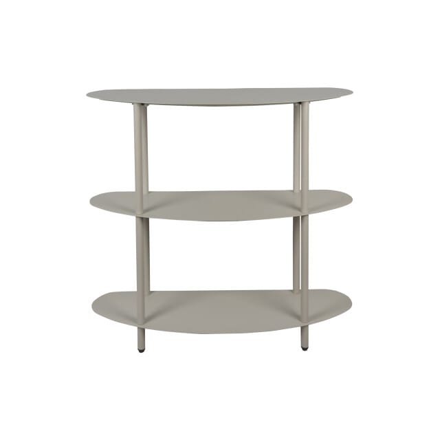 Leitmotiv - Wandkast Riqueza - Grijs - 90x28x82 cm