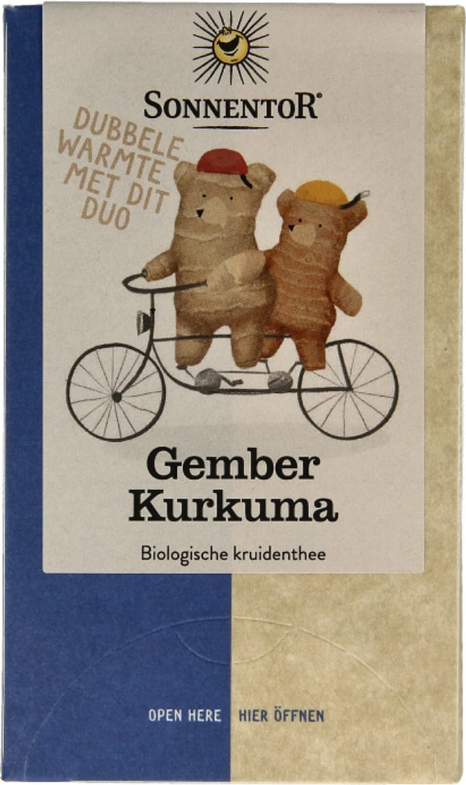 Sonnentor Gember curcuma thee bio 18 Zakjes
