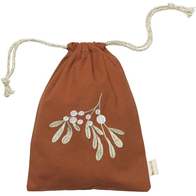 Geschenktas Fabelab Mistletoe embroidery