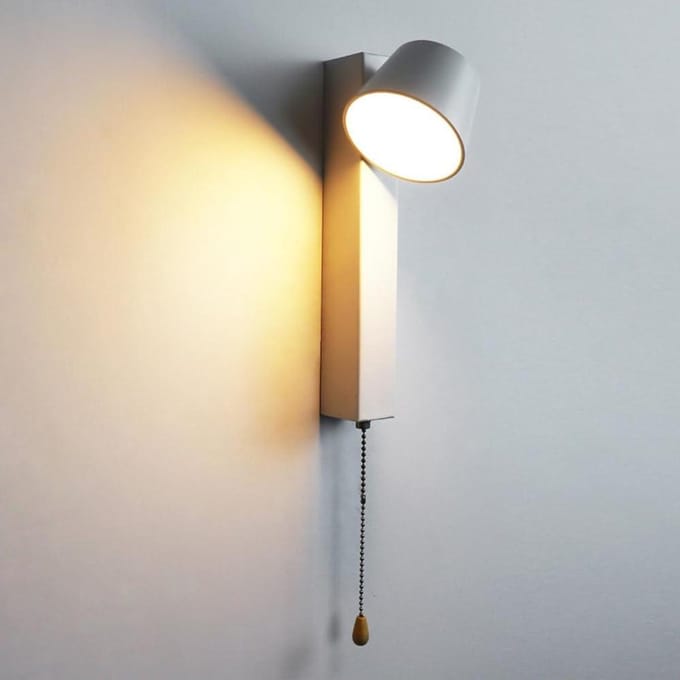 Led Wandlamp - Draaibare Lamp - Lezen Naast Bed - Verstelbare Kleurmodus - 7 Watt - Wit