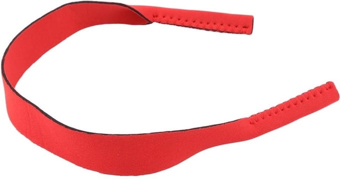 Fako Bijoux® - Brillenkoord Neopreen - Brilband - Sport - Watersport - Rood