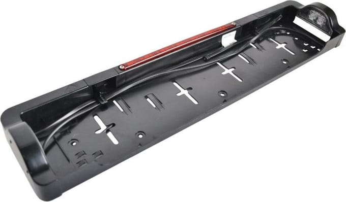 Kentekenplaathouder met LED verlichting en 3e remlicht