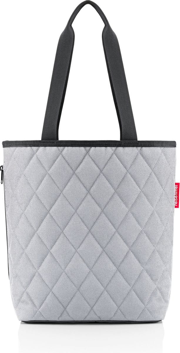 Reisenthel Classic Shopper M Schoudertas - 8L - Rhombus Licht Grijs
