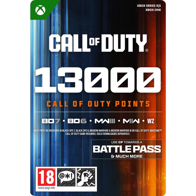 13.000 CALL OF DUTY POINTS