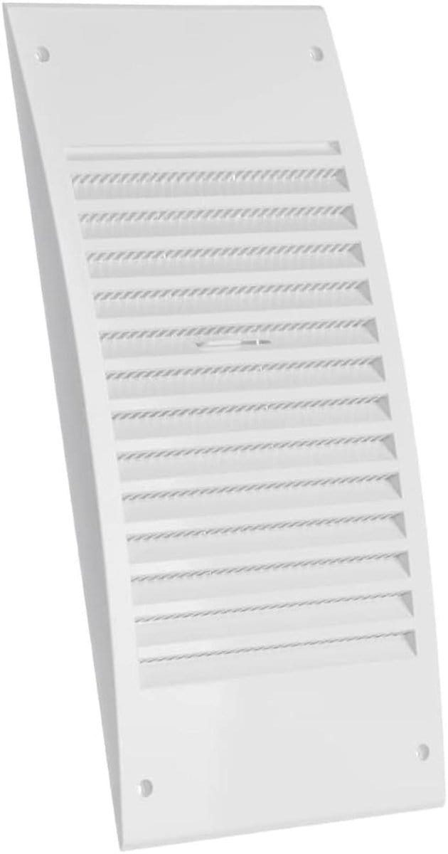 Verstelbaar Ventilatierooster - 140x300mm met Insectenbescherming en ABS Kunststof