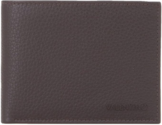 VALENTINO Leren Portemonnee Sodaro Wallet Moro Donkerbruin
