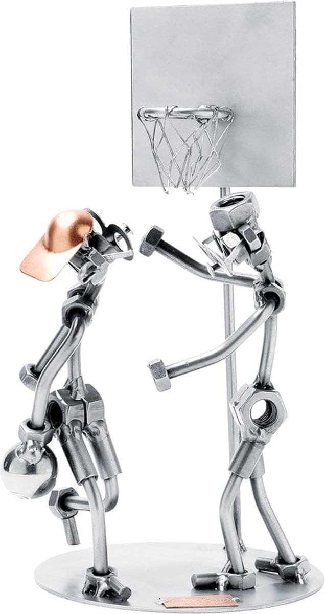 Hinz & Kunst smeedwerkfiguur sport "basketbal 2 personen"