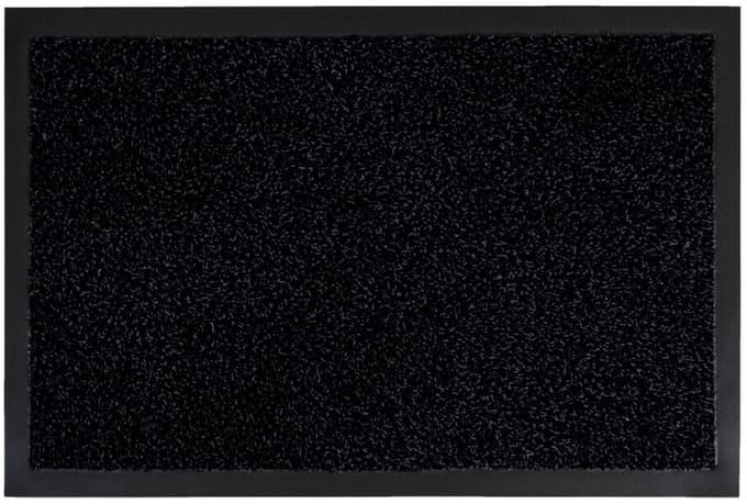 Borstelshop Deurmat Binnen - Droogloopmat - Schoonloopmat - Wasbaar - Antislip - 80 x 50 cm - Grafiet