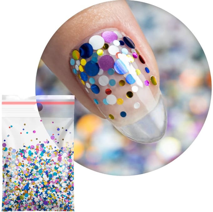 GNB-LAB Pop-Up! - Nagel Decoratie - Confetti - Meerkleurig - 20g