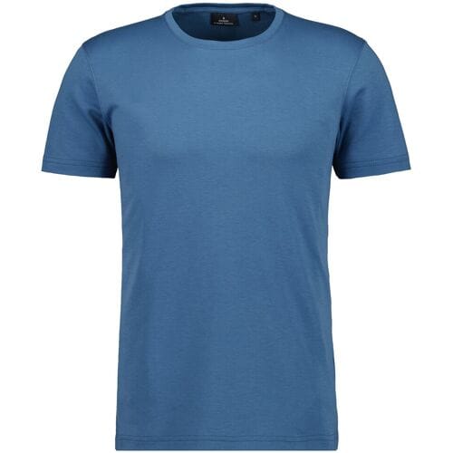 Ragman T-Shirt Uni Solid Round Neck Pima Cotton Royal Blue / male