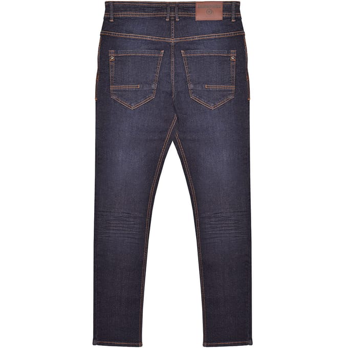 Lambretta Heren Stafford Slim Jeans (Donker Marine)
