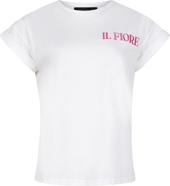 Lofty Manner T-shirt Tee Elisa Oc02 2 100 White Dames Maat - L