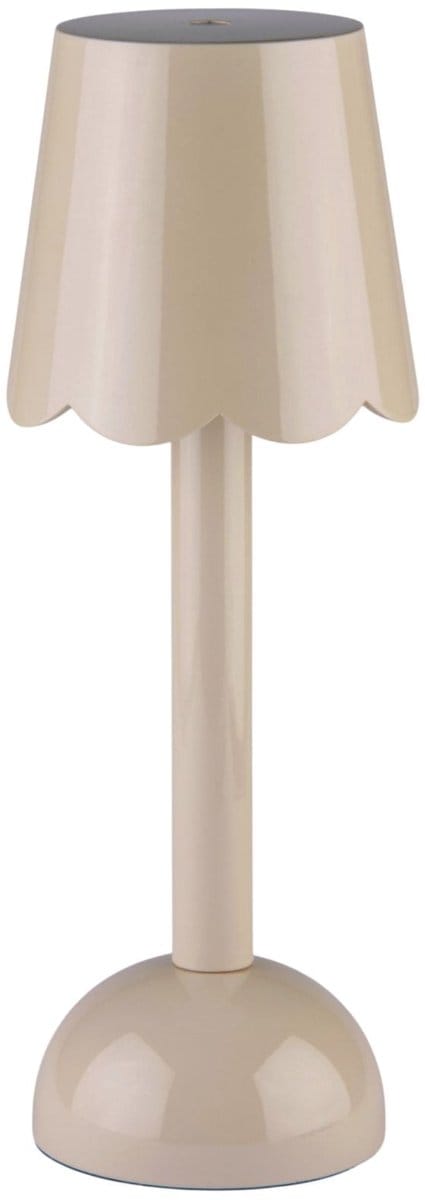 Addison Ross - Scallop LED tafellamp 28cm Cappuccino - Tafellampen