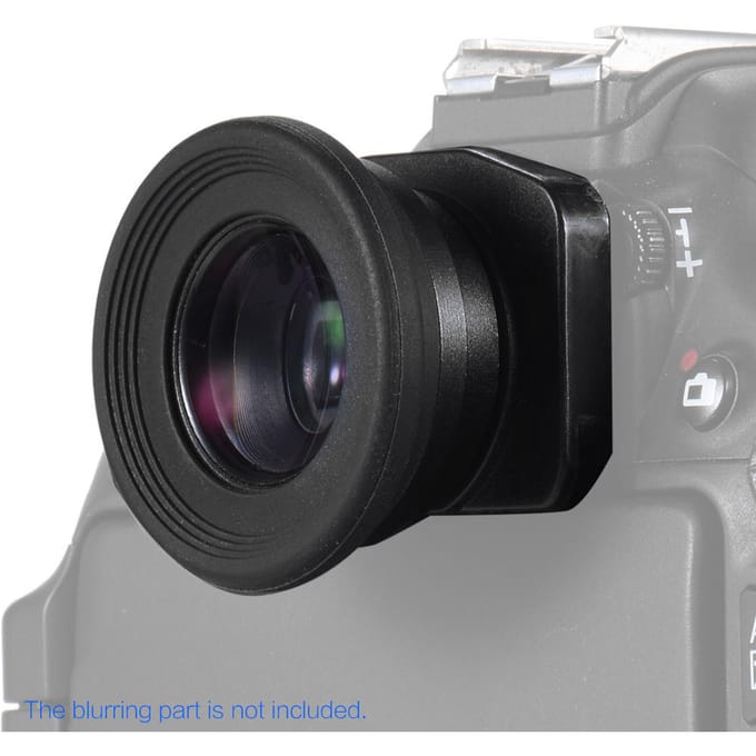 Oculaire de viseur à mise au point fixe 1,51X avec œilleton et loupe pour appareil photo reflex numérique avec 2 œilletons rouge