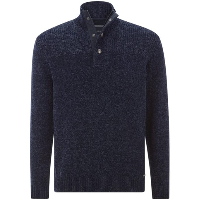Babista herren Trui - 60/62 - donkerblauw - Plus Size