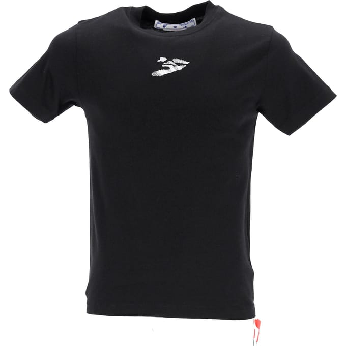 Off-White Zwarte Katoenen Logo T-Shirt