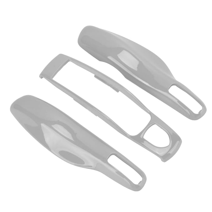 Sleutelhangerhoes Beschermer Autosleutel Modificatie Vervanging voor Panamera Cayenne MACAN Boxster white