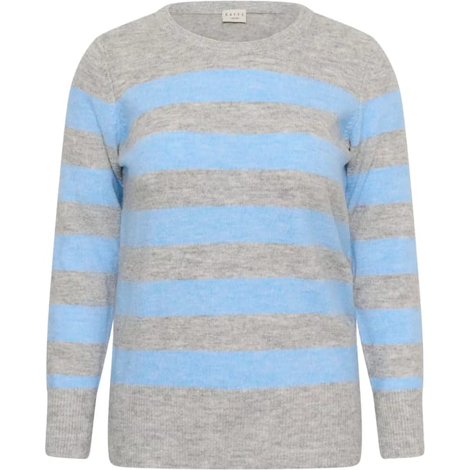 Pull NIELA STRIPED KAFFE CURVE LIGHT GREY 108948