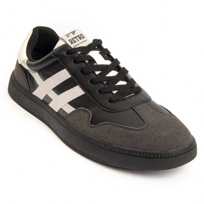 Sneaker Casual Para Hombre.  Montevita  Retro  96557 40 zwart