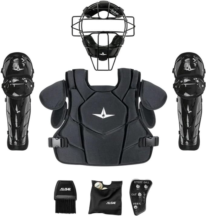 Complete Honkbal & Softbal Scheidsrechtersset voor Volwassenen | Inclusief Masker en Bescherming