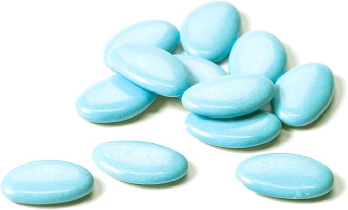 Vanestra Chocolade Dragees Blauw - 900 gram