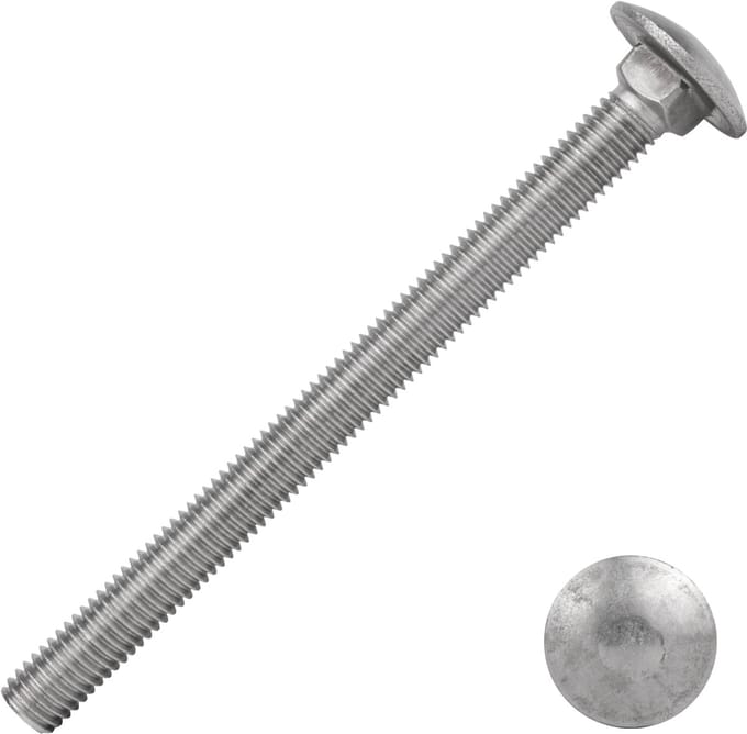 Wovar Slotbouten RVS M8 x 100 mm | 25 stuks