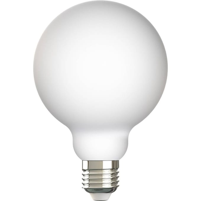 Arcchio LED lamp, E27, G95, 7W, 2700K, porselein