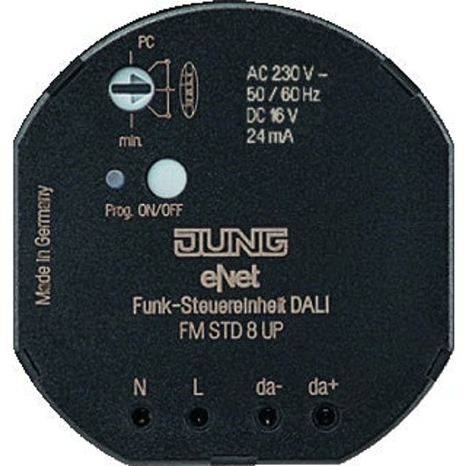 Jung ENet Lichtbedieningsunit Bus Systeem - FMSTD8UP - E343A