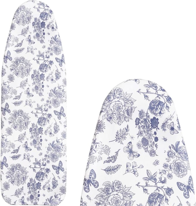 NBAP® Strijkplankhoes - Strijkplankhoezen - Strijkplankovertrek - Wit en Blauw