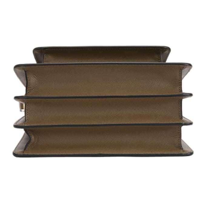 Marni Trunk Bag Medium Cigar Dames Tassen Bruin SBMPN09NO1-LV520-ZM28N Basic Set (Bag+Dust Bag) gray