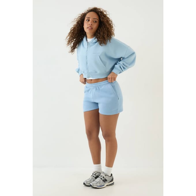 Dames Dsgn Studio Losse Sweat Short | Blauw | Maat: 2XL