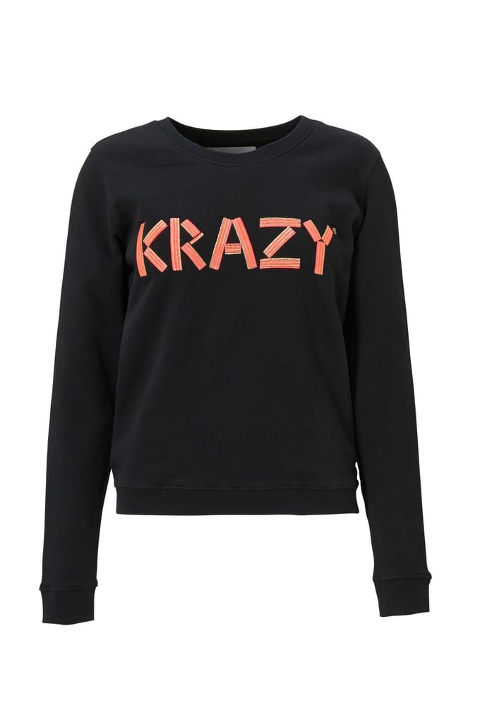 SWEATER DAMES - KRAZY - ZWART - MT S