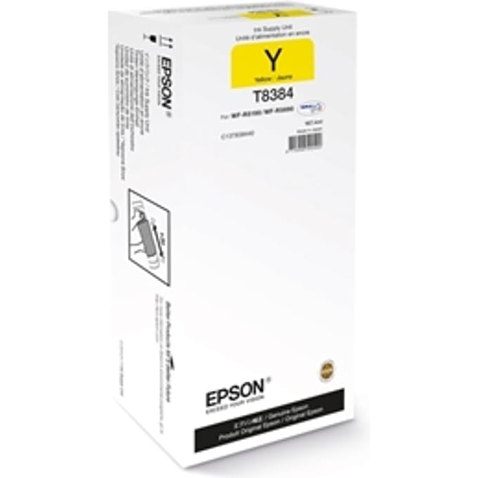 Epson T8384 inktcartridge geel hoge capaciteit (origineel)