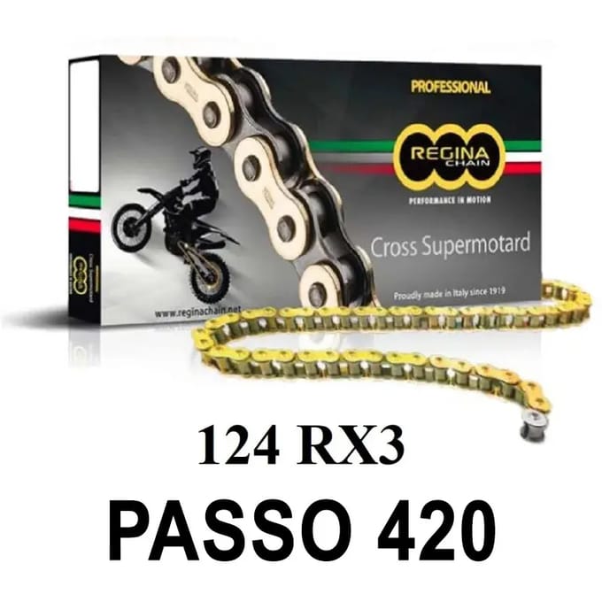 Motorfiets ketting Regina 124rx3