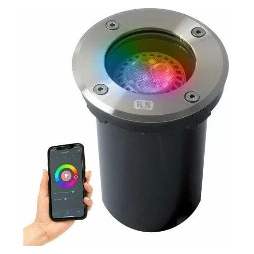 KS Verlichting Multicolour Grondspot Ø11 met WIFI