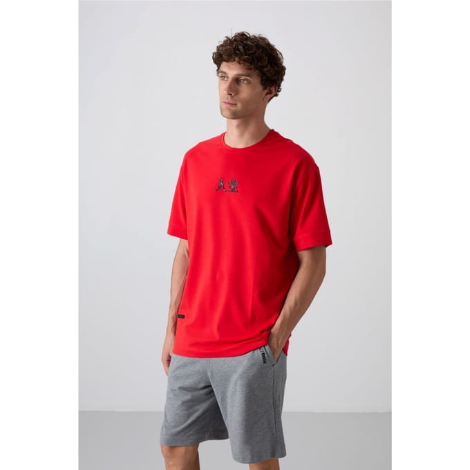 Oversized Geprinte Crew Neck T-shirt