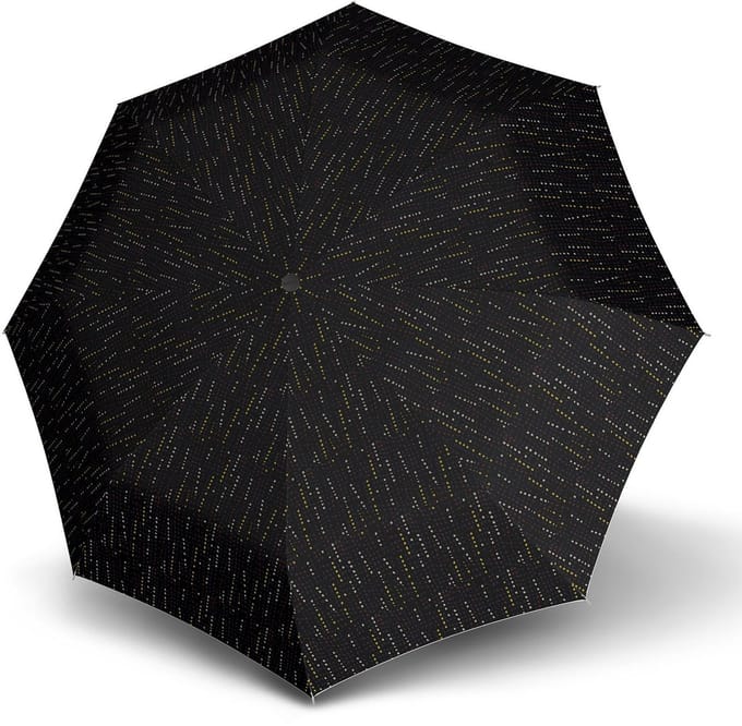 Knirps Paraplu T.200 Medium Duomatic Domino Chianti Zwart
