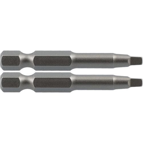 Labor schroefbit Vierkant 2x50mm (2 Stuks)