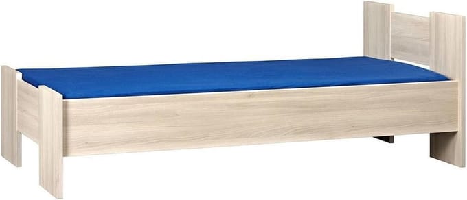 Bedframe 160X220 cm - incl middenbalk - Licht Hout - Wouw