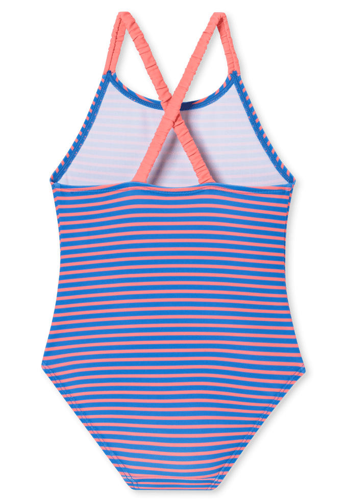 Badpak gebreide stof LSF40+ strepen aqarium - Aqua 92