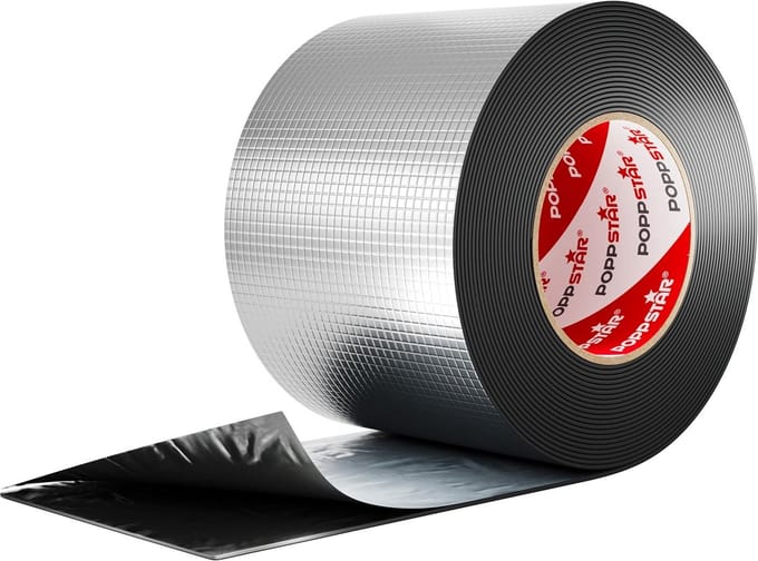 Sterke Aluminium Afdichtband Zelfklevend Butylrubber - 10 Meter Breed