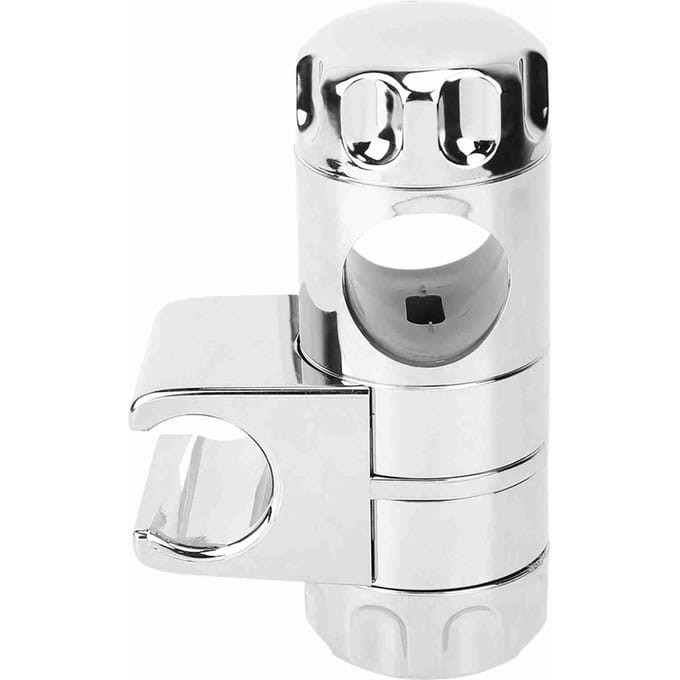 ABS Badkamer Douchekop Schuifbeugel Verstelbare Klem Houder 25mm Gat white