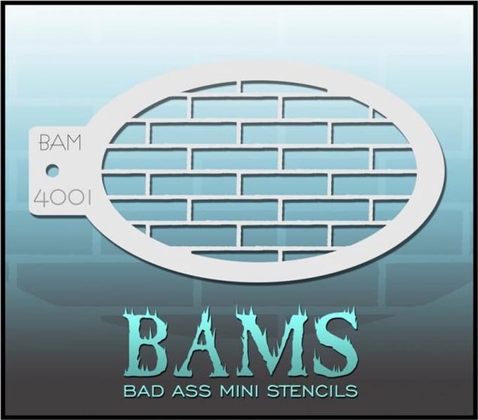 Bad Ass BAM stencil 4001