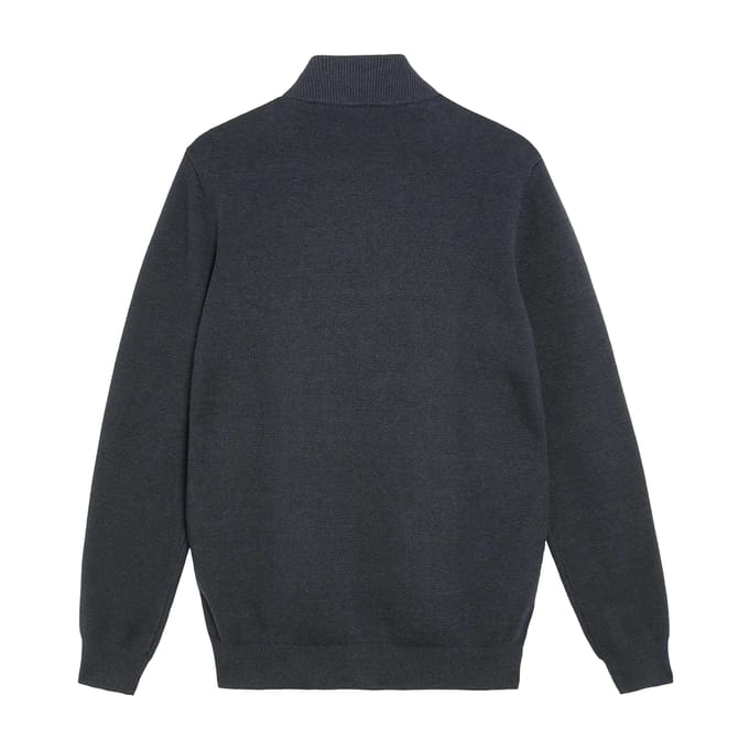 Lyle & Scott Heren Milano gebreid hybride jack (Blauw)