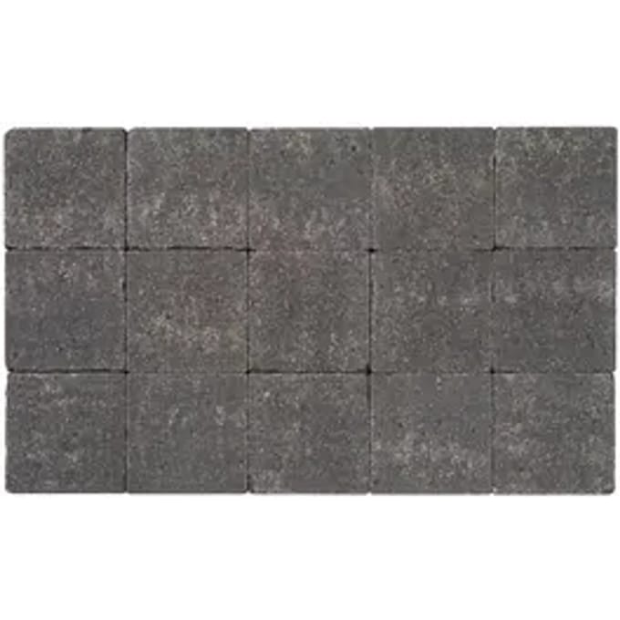 Cobo Garden Klinker - Beton Getrommeld - Zwart - 15x15x6cm - 0,02m²